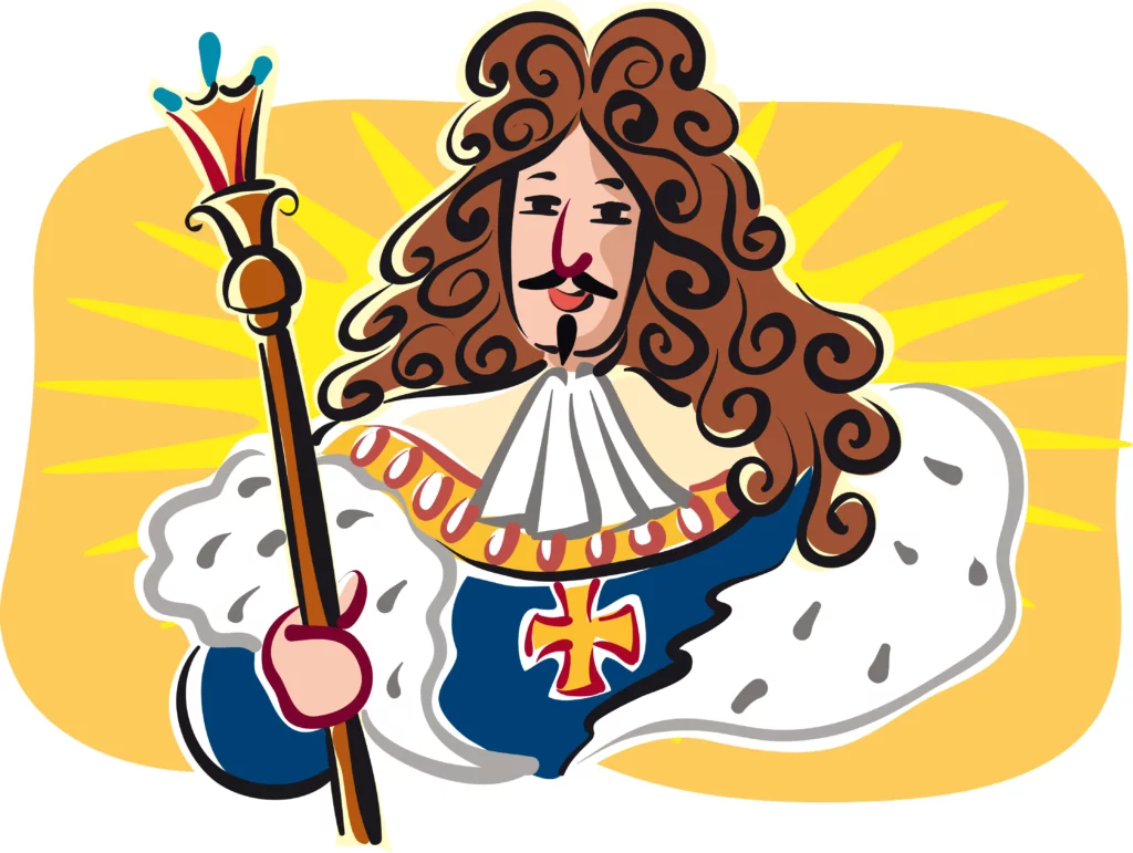 Illustration de louis XIV