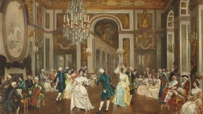 Illustration de la danse sous louis 14
