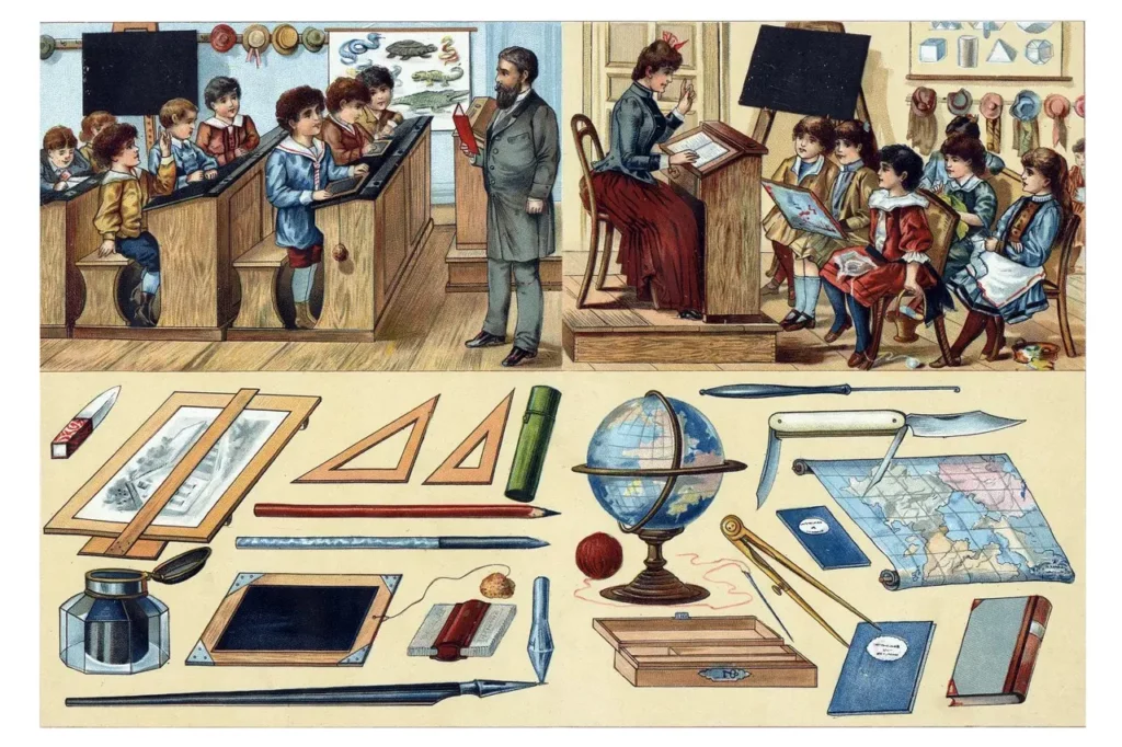 Illustration de l'école éducation