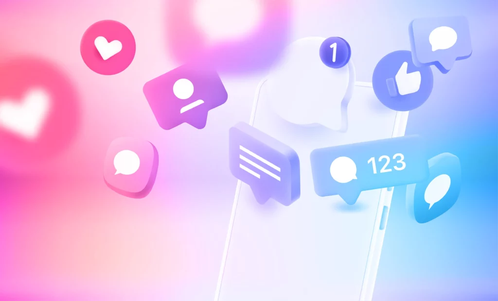 Illustration réseaux sociaux