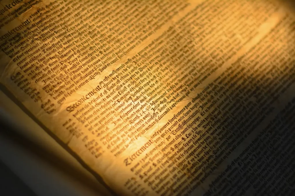 Photo d'un ancien livre